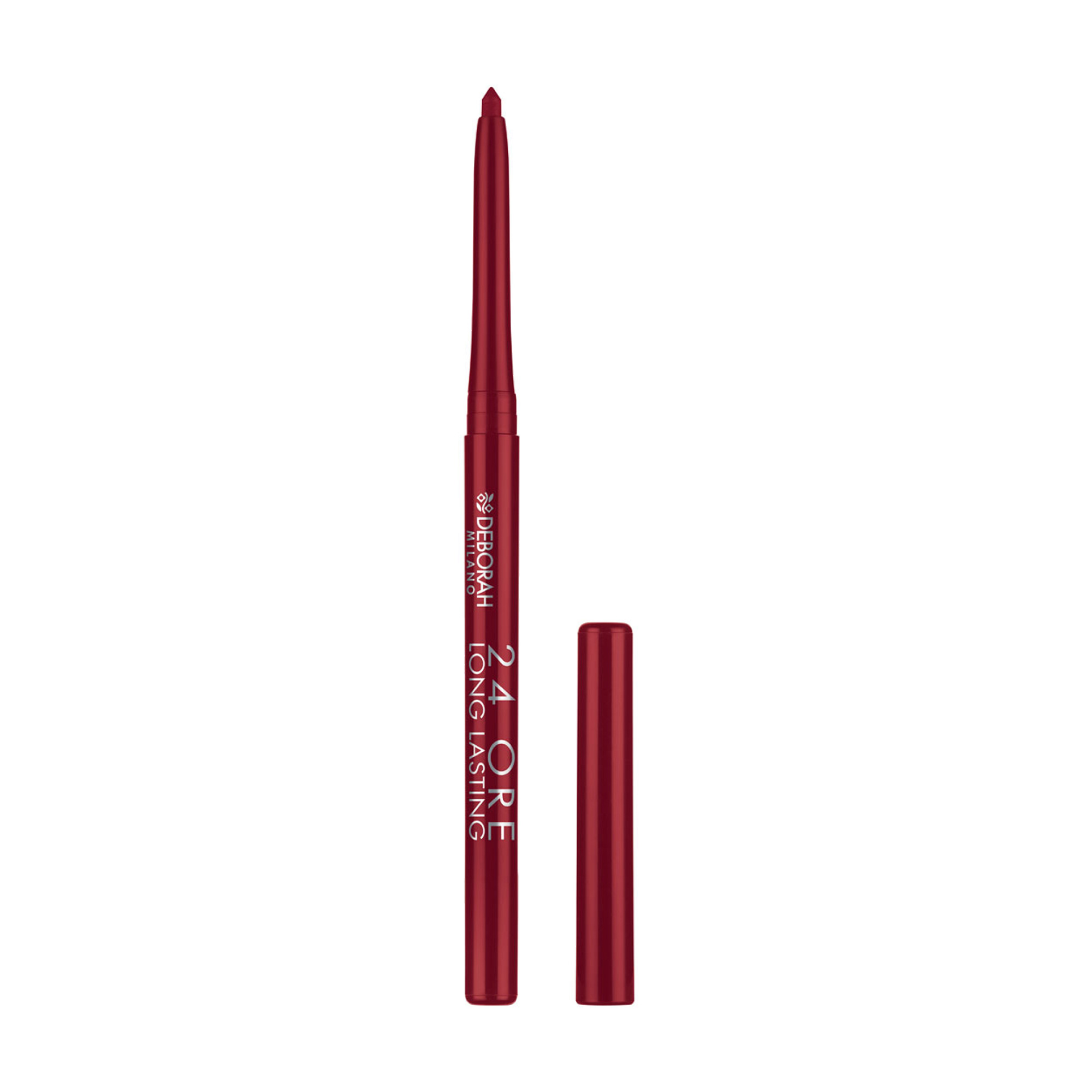Олівець для губ Deborah 24 ORE Long Lasting Lip Pencil, 02 Vivid Red, 0.4 г
